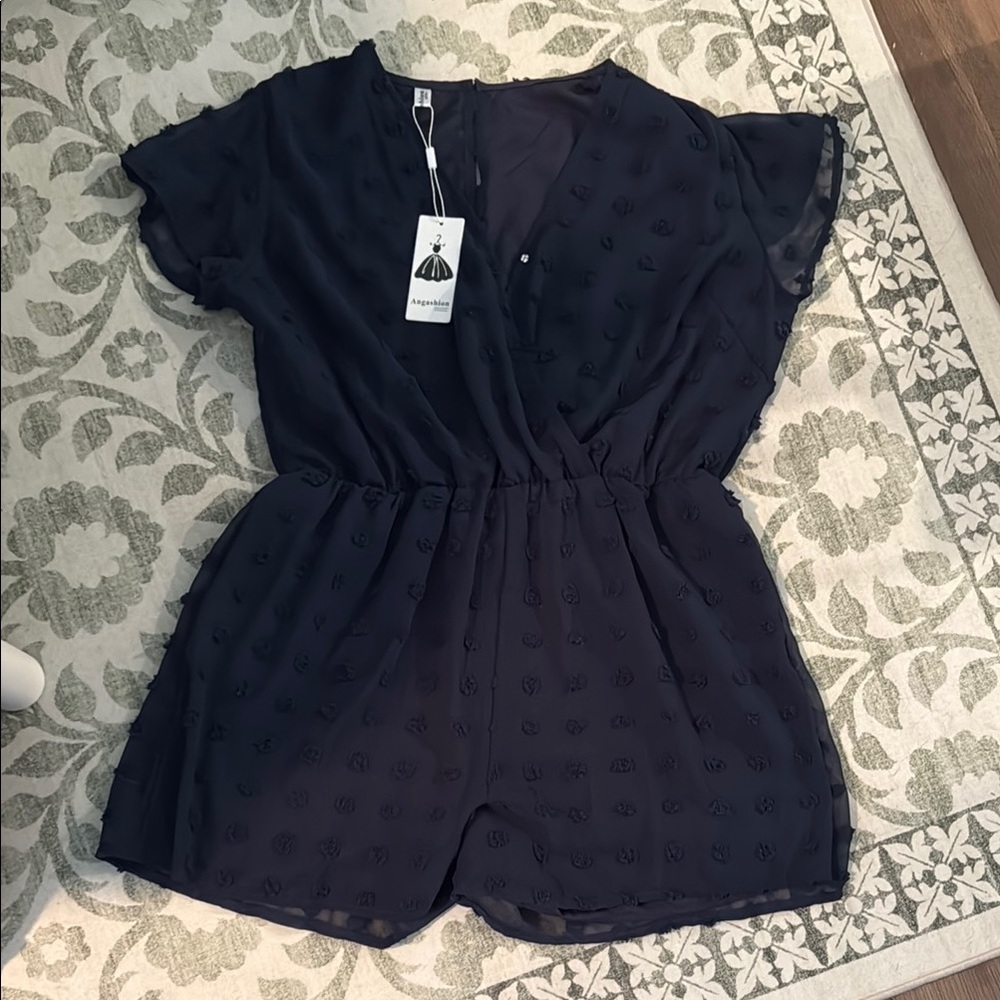Navy Blue Jumpsuit